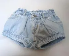 babyGAPベビーギャップデニム ショートパンツ3-6monthsライトブルー