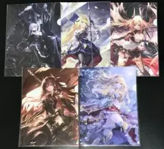 シャドウバース　クリアファイル　５種