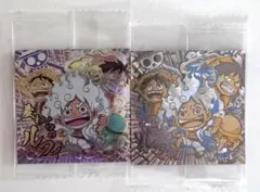 ONE PIECE 大海賊 シールウエハース 14 USGR+、SGR ルフィ