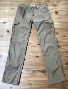 シュカ グローバルワーク カーゴパンツ ベージュ カーキ Mのサムネイル