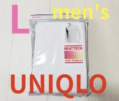 ●新品未開封●ユニクロメンズヒートテック9分袖タートルネックTシャツ●ホワイトL