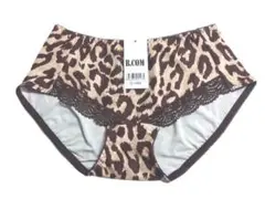 新品 送料無料 ショーツ レディース Lサイズ 茶ヒョウ柄 ストレッチ