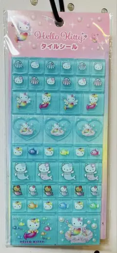 正規品　タイルシール　ハローキティー人魚　マーメイドキティ