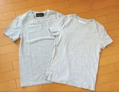 美品 ZARA グレー 半袖 Tシャツ