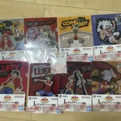 ワンピース　一番くじ I賞 : クリアファイル&ステッカーセット