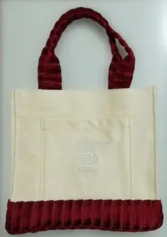 【コメダ珈琲店／DomDom】ソファー柄生地スクエアバッグ◎即購入可◎