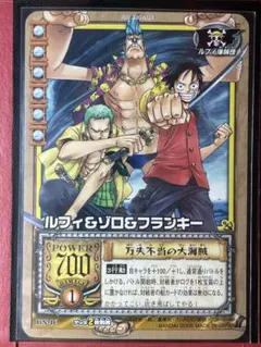 ワンピース カードダス ルフィ＆ゾロ＆フランキー BN-16 大会プロモカード ワンピース ルフィ&ゾロ&フランキー BN-16 (大会プロモ) - メルカリ