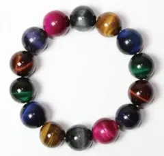 ✨奇跡を呼ぶ七色タイガーアイブレスレット✨ ― 金運・仕事運・成功一手に宿す ―