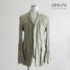 ARMANI COLLEZIONI ナイロンメタル　テーラードジャケットのサムネイル