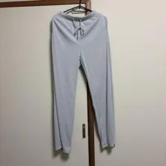 GU プリーツ ジョガーパンツ ライトグレー S