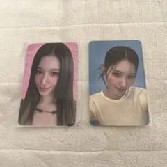 TWICE サナ カード2枚セット NE:AR ニアル