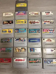 【ジャンク】スーパーファミコンソフトセット　25本