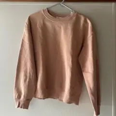 GU クルーネックトレーナー サーモンピンクのサムネイル