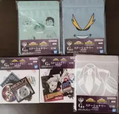 一番くじ　僕のヒーローアカデミア-紡がれる想い-　G賞ステーショナリー×5点