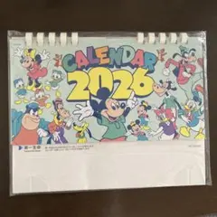 第一生命ミッキーマウス 卓上カレンダー 2026年