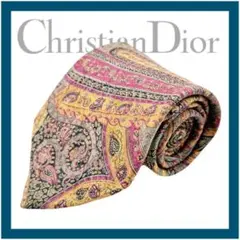 Christian Dior　ディオール　ネクタイ　ヴィンテージ　ペイズリー柄