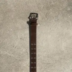 s*a様 ブラウンレザースタッズベルト
