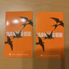 Mrs. GREEN APPLE 米西斯 丸井 貼紙 購買特典 貼紙