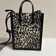 ヒョウ柄ショルダーバッグ