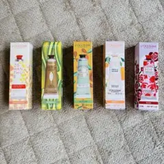 L'Occitane ハンドクリーム5本・巾着３枚のセット