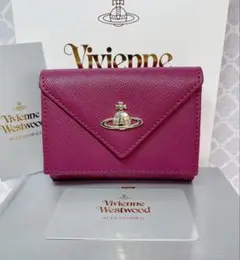 【新作☆ショッパー付】Vivienne Westwood 3つ折り財布