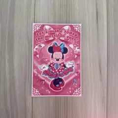 ミニーマウス ポストカード 東京ディズニーランド　クリスタルパレス