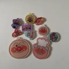 アンパンマン アクリルデコレーションパーツ 10個セット