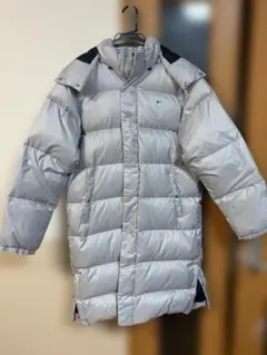 NIKE ナイキ　ライトグレーダウン　ベンチコート‼️