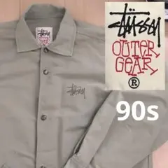 カーキ Stussy ステューシー 90年代ヴィンテージ コーチジャケット
