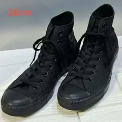 コンバース チャックテイラー オールブラック ハイカット 黒 キャンバス 26
