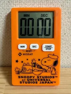 スヌーピー キッチンタイマー オレンジ USJ NISSAYのサムネイル