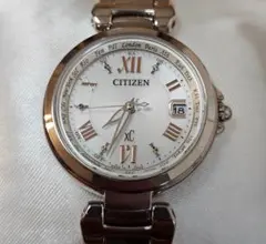 美品 新品電池　CITIZEN xC ハッピーフライト⑥　白文字盤　 H240