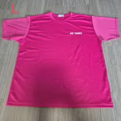 YONEX ピンク Tシャツ Lサイズ