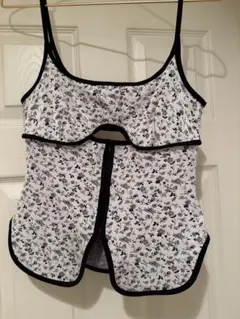 FloralJacquard Fraise Stitch CamisoleTopのサムネイル