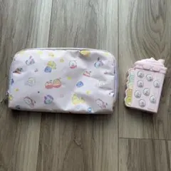すみっコぐらし♡ポーチ＆ゲームまとめ売り お財布 バッグ 女の子 2個セット