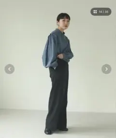 todayful Pique Tuck Trousers トゥデイフル　パンツ