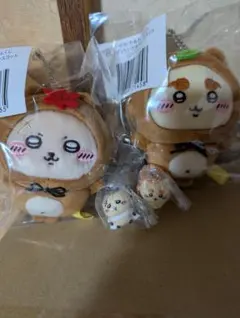 ちいかわたぬきだらけくじ　Ｃ賞ぜったいたぬきなマスコット　シーサー他４点セット