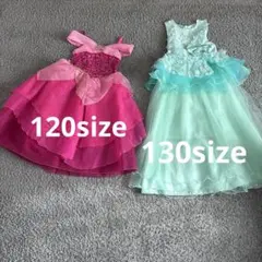 フォーマルドレス2着セット（ピンク・ミントグリーン）