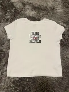 マウジー　BEP OG ラインストーンBABY TEE ブラック アイパッチ　白