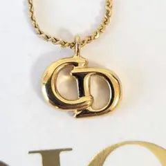 大人気！　クリスチャンディオール　Dior CDロゴ　ネックレス　ゴールド