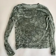 baserange omo ベロアスリーブ