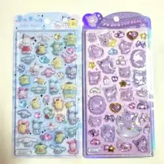 うるちゅるポップシール クロミベビー ポチャッコ ポムポムプリン シナモロール