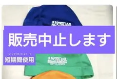 セントラル 水泳帽 Lサイズ 緑紺セット