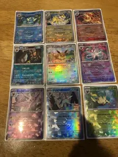 ブイズ　モンスターボールミラー　9枚セット　テラスタルフェスex まとめ売り