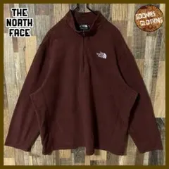 ノースフェイス フリース ハーフジップ メンズ 2XL 古着 長袖 アウター