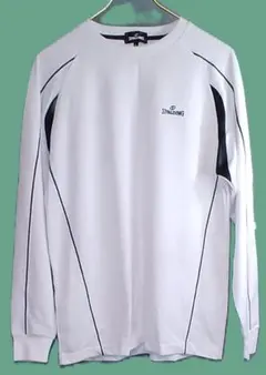 SPALDING ホワイト長袖Tシャツ　ＬＬサイズ