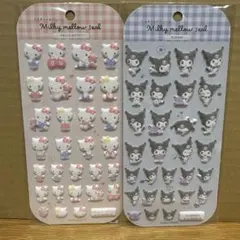 【正規品】サンリオ クロミ ハローキティ ミルキーメロウシール 2点セット