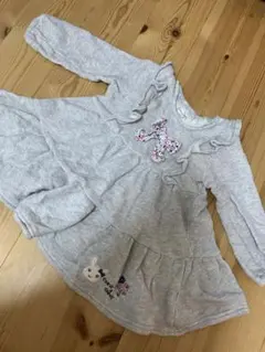 クーラクール　グレーワンピース　90