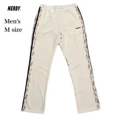 NERDY ノルディ トラックパンツ ジャージ メンズ M アイボリー