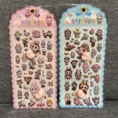 早い者勝ち★新品　ラブブ　おしりシール　ぷにぷにシール　2枚セット